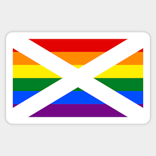 Scotland LGBTQ Pride Flag Sticker